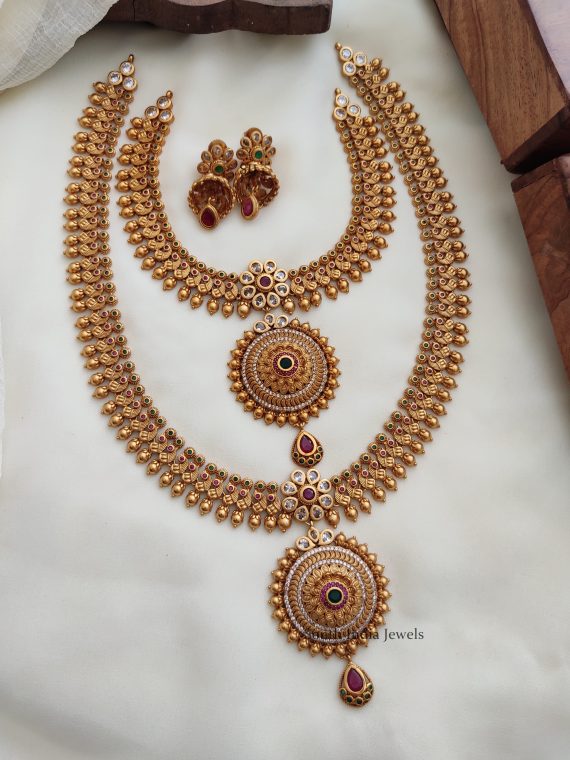 Peacock Combo Set Designs South India Jewels Online Stores