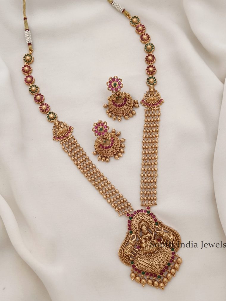 South Indian Long Necklace Haram High Quality South India Jewels