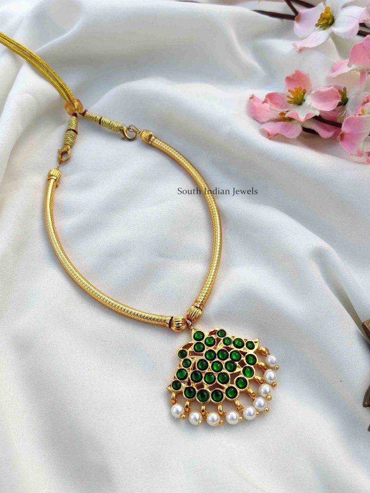 Buy Kemp Necklace Attigai Online High Quality South India Jewels