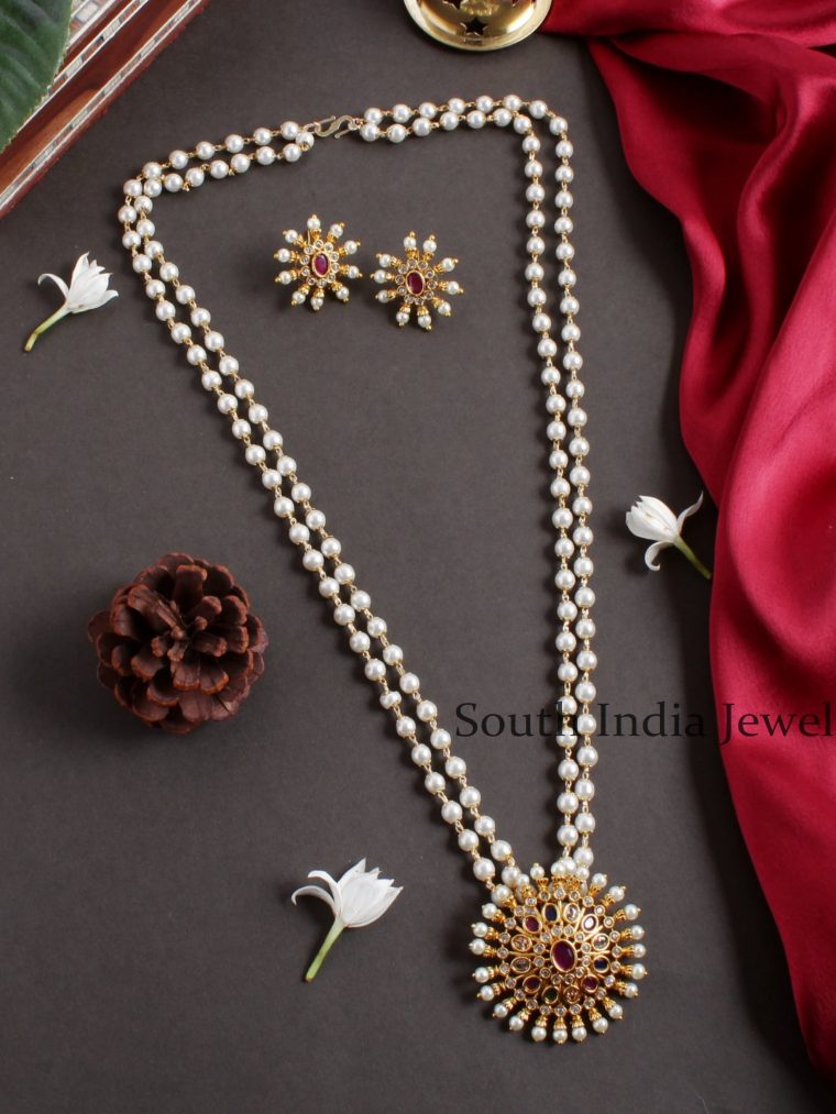 South Indian Long Necklace Haram High Quality South India Jewels