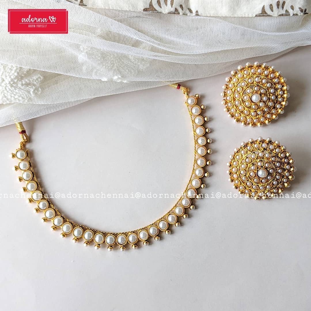 Pearl Jewellery Set - Buy Trending Pearl Jewellery Set Online