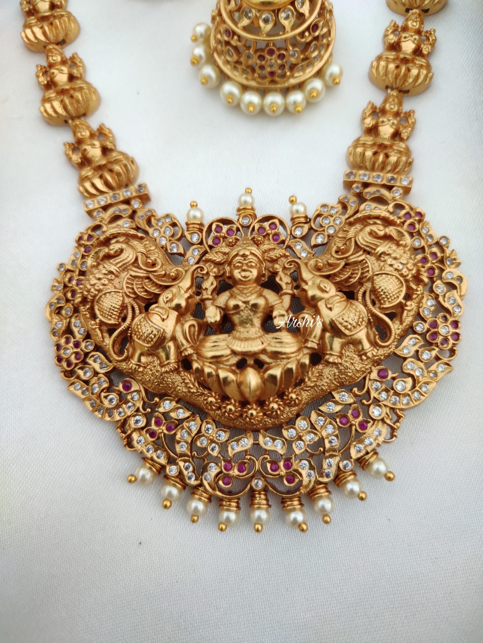 Antique Temple Nagas Haram - South India Jewels