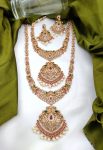 Grand South Indian Imitation Bridal Jewellery Set-02