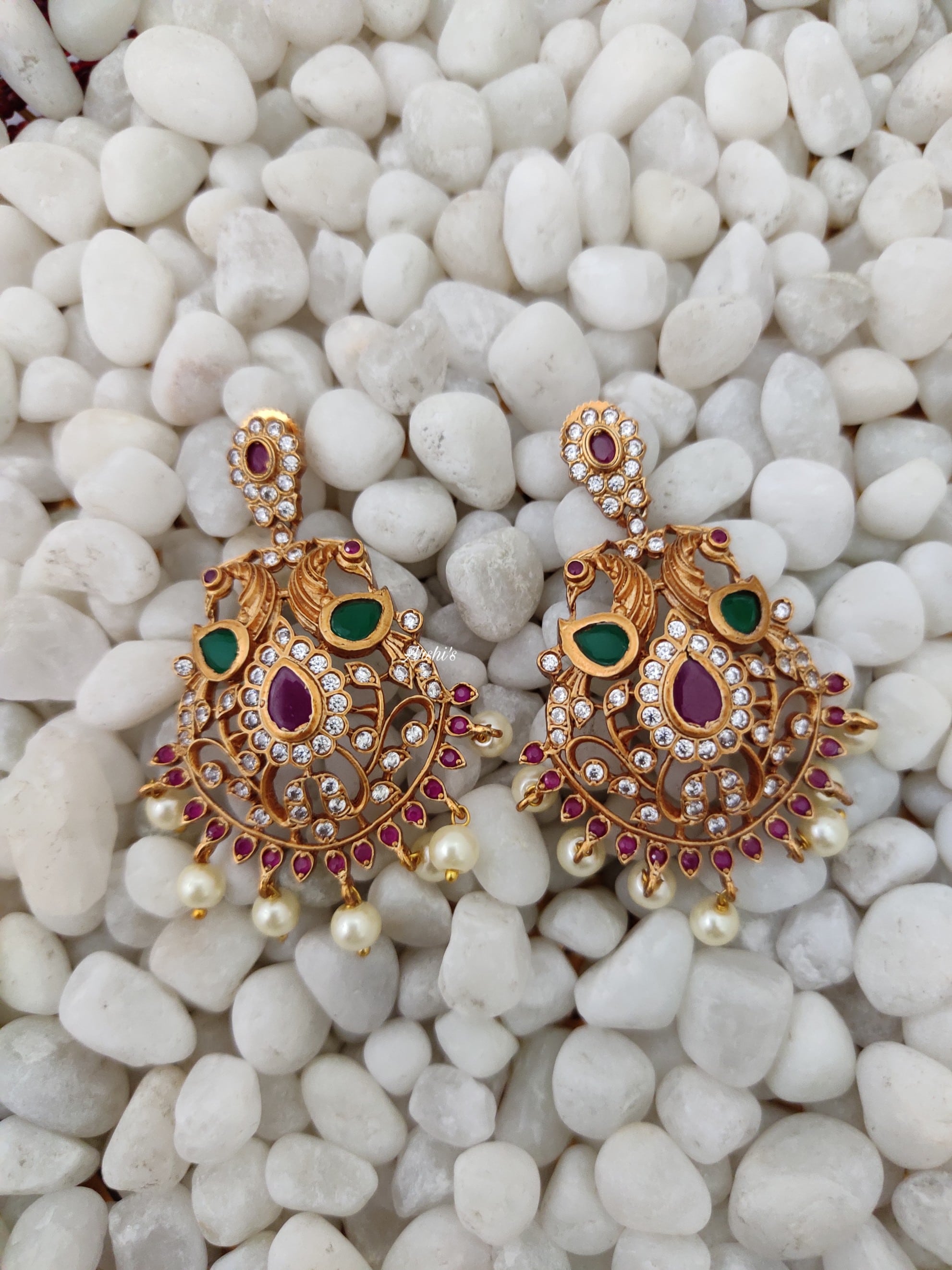 Grand South Indian Imitation Bridal Jewellery Set - South India Jewels