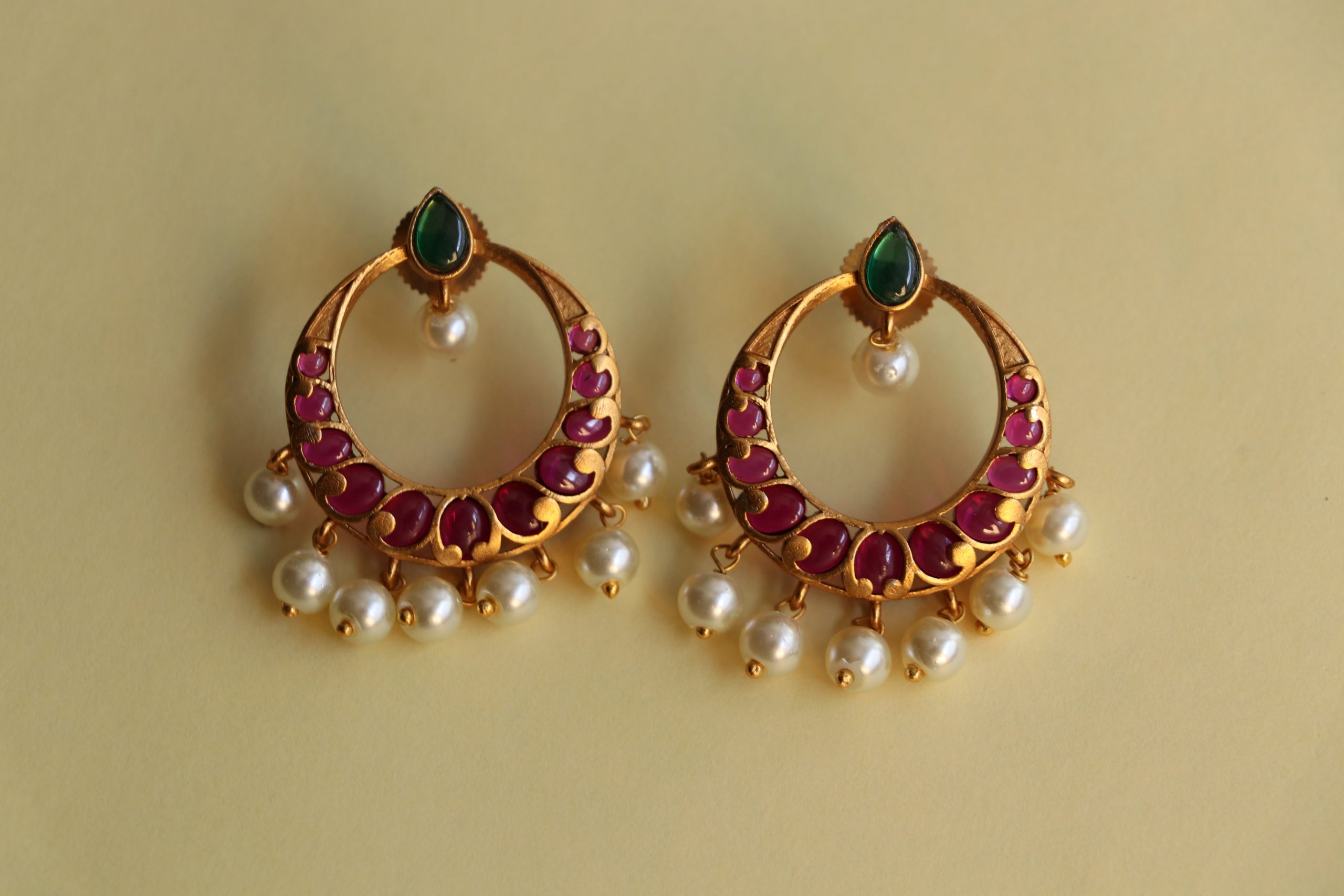 imitation stone earrings