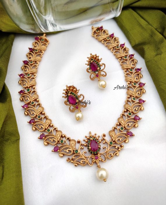 Simple Mango AD Matte Necklace-01