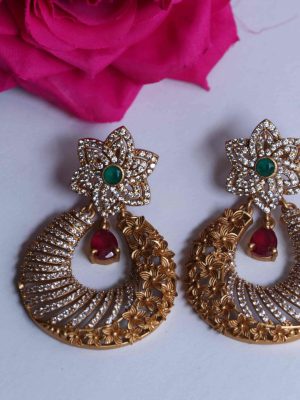 Imitation Floral Light Weight Earrings-02