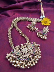 Gorgeous Lakshmi Mid Length Haram - South India Jewels
