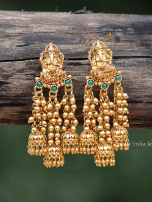 Beautiful Ganesha Design Earrings