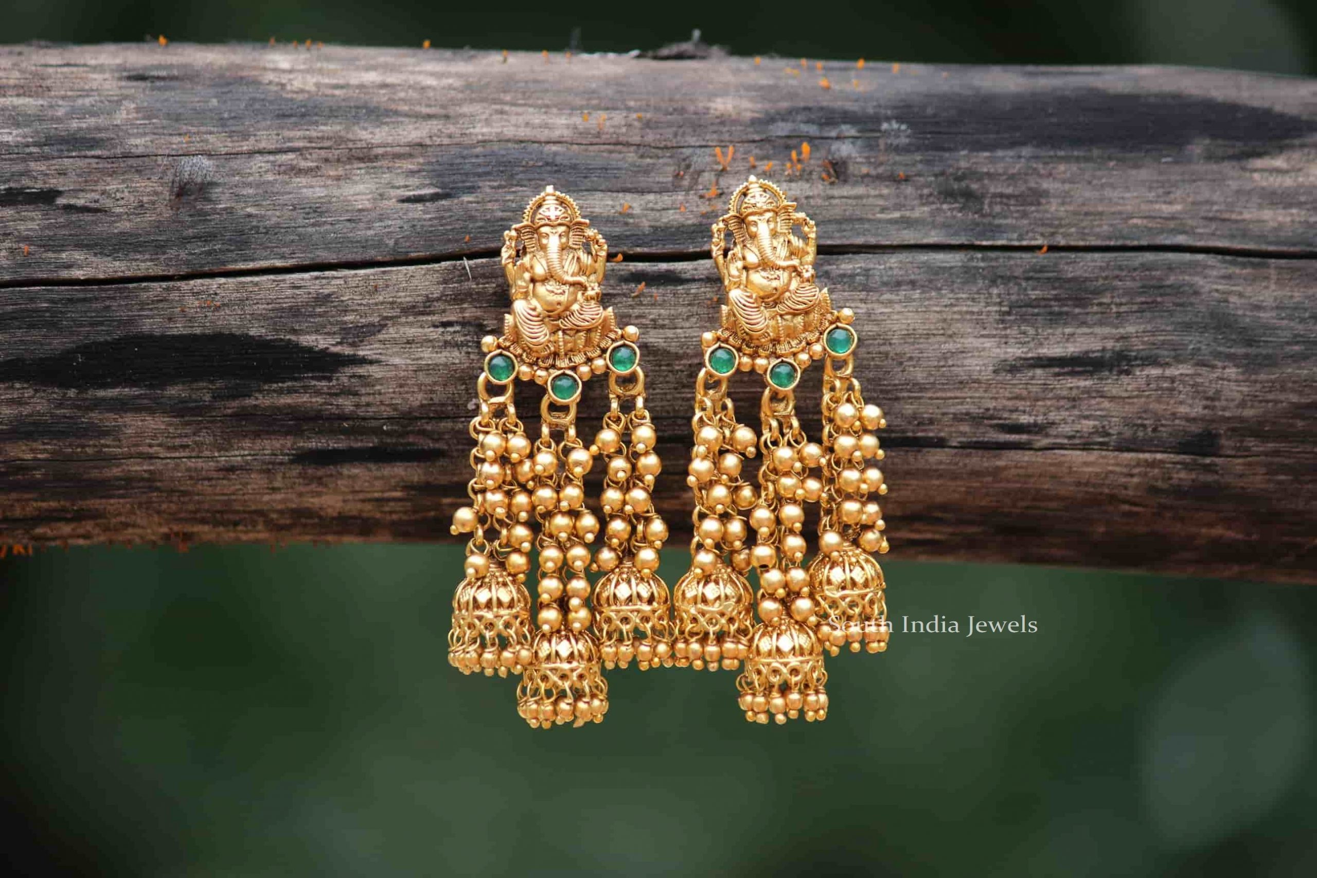 Beautiful Ganesha Design Earrings