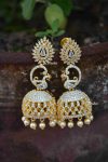 Imitation AD Stone Designer Jhumka