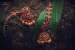 Gorgeous Rich Ruby Design Cut Jhumka-02