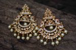 Beautiful Matte Finish AD Stone Earrings
