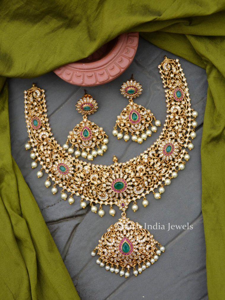Bridal Wear Matte Finish Necklace