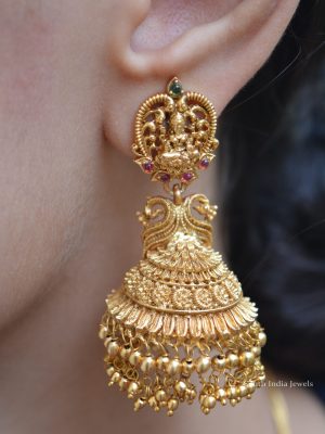 Elegant Imitation Lakshmi Design Jhumka