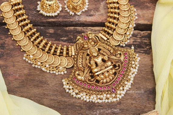 Grand Imitation Lakshmi Coin Necklace