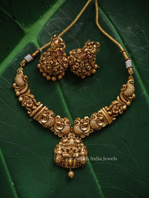 Traditional Wear Dwarapalakas Necklace-01