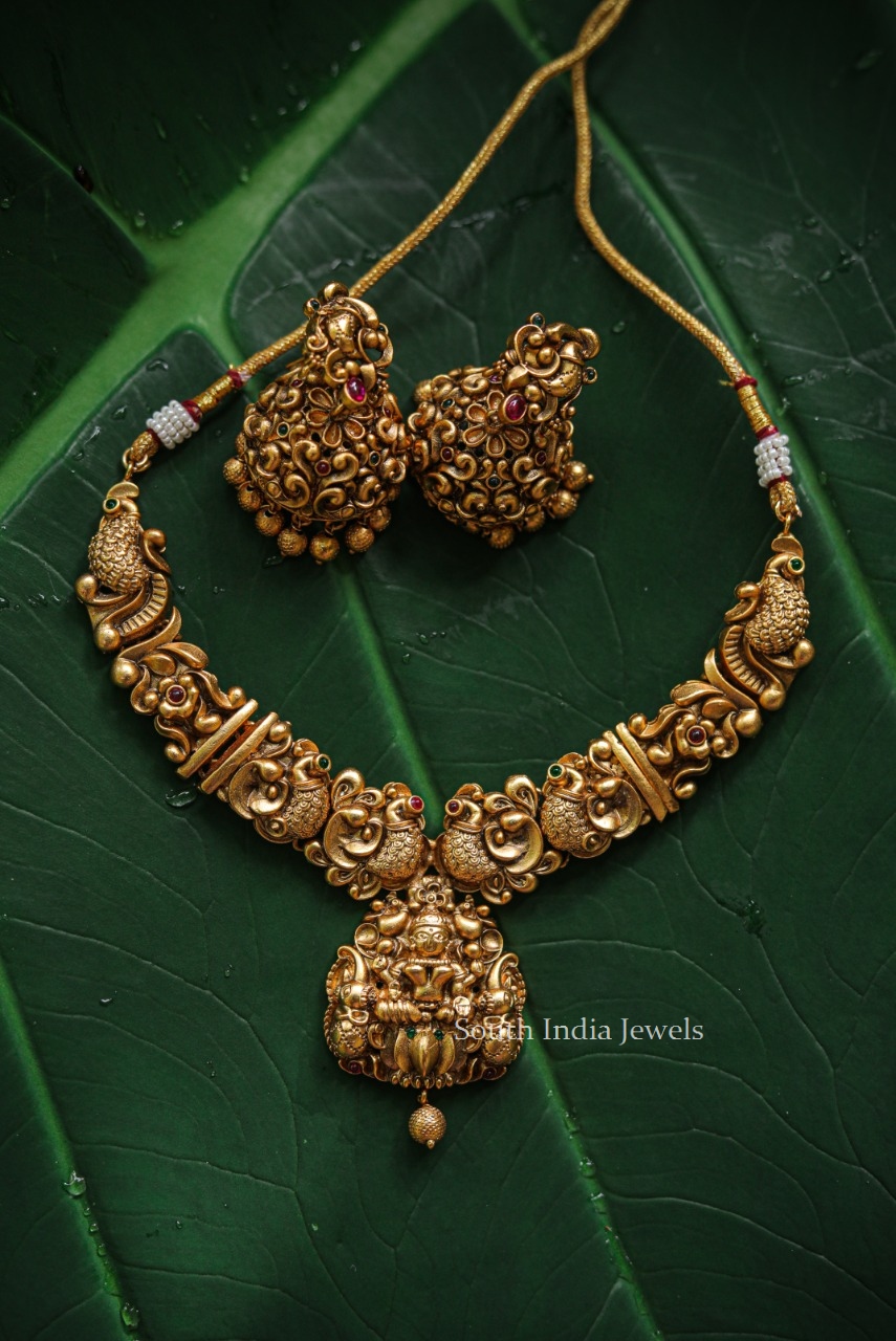 Traditional Wear Dwarapalakas Necklace-01