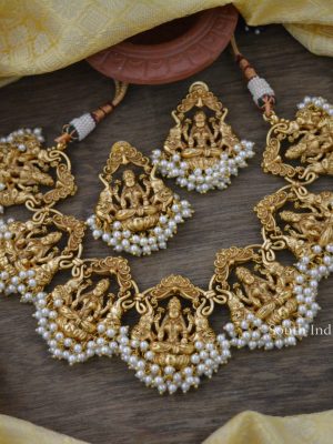 Antique Lakshmi Necklace Set