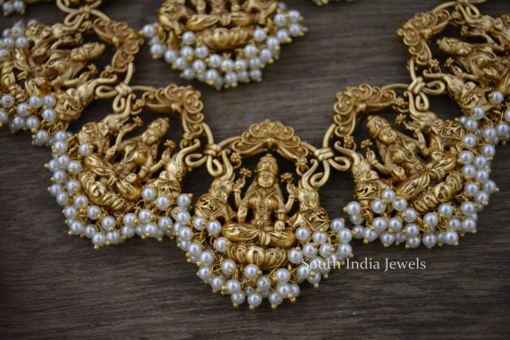 Antique Lakshmi Necklace Set