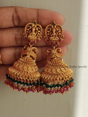 Antique Light Weight Lakshmi Jhumkas