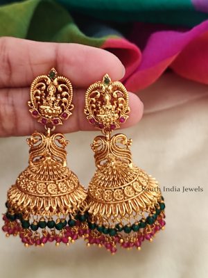 Antique Light Weight Lakshmi Jhumkas