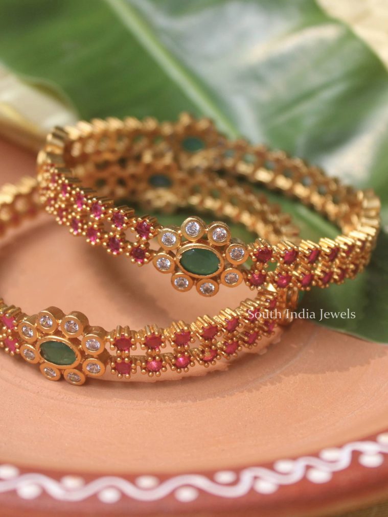 Beautiful Flower Design Bangles