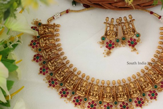 Beautiful Lakshmi Guttapusalu Necklace