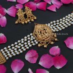 Beautiful Lakshmi White Pearl Choker