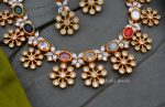 Beautiful Navarathna AD Stone Necklace