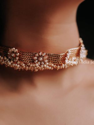 Elegant Designer Pearl Choker