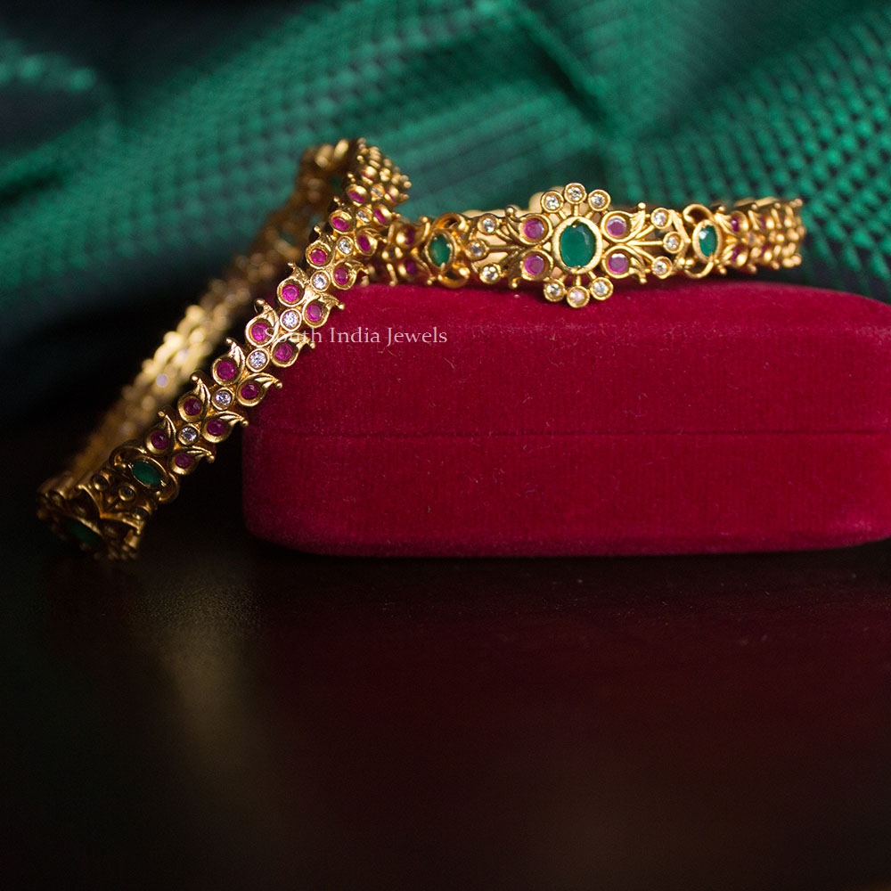 Elegant Flower Design Bangles
