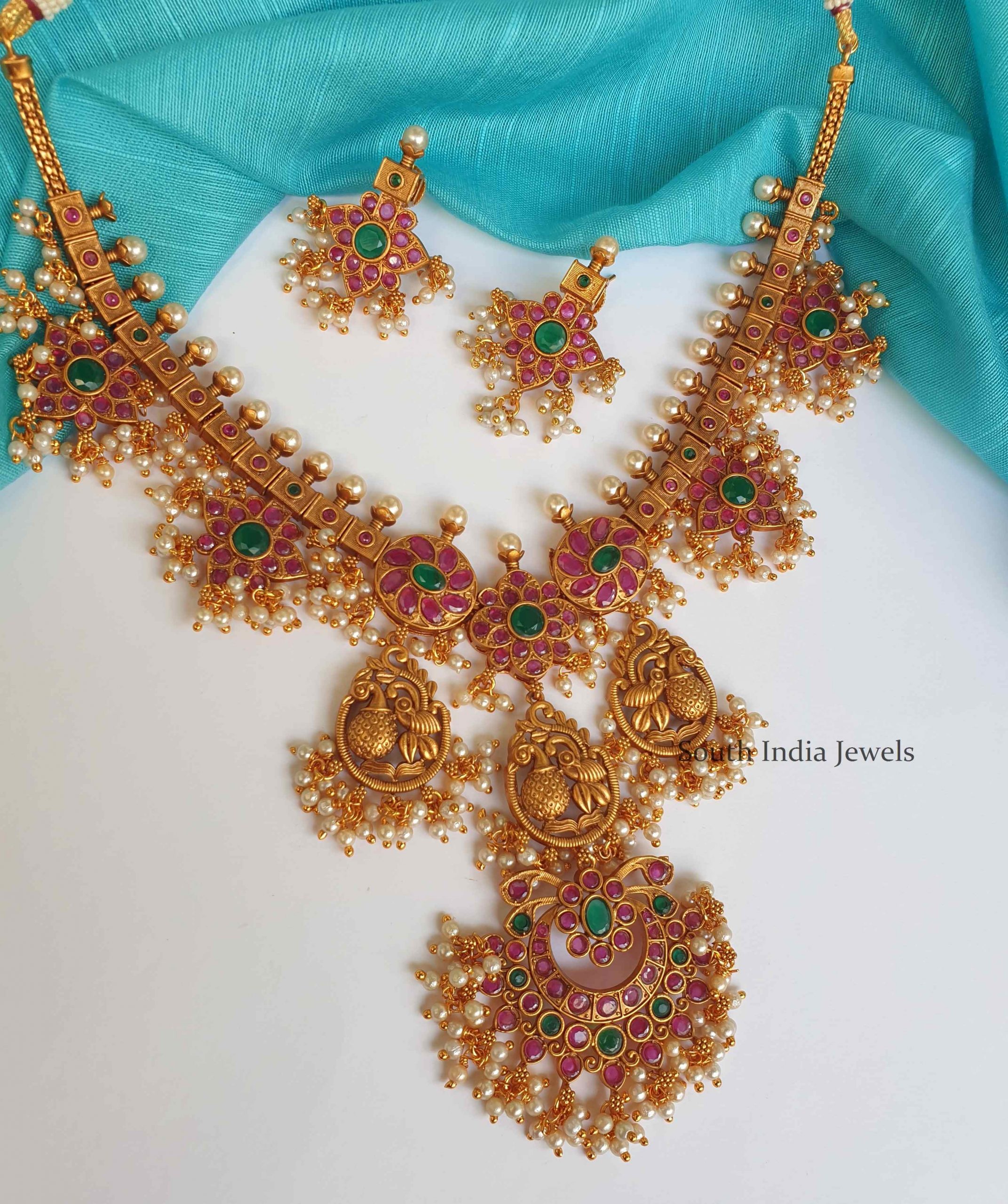Gorgeous Guttapusalu Necklace and Earrings