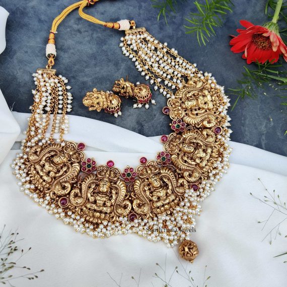 Grand Bridal Lakshmi Necklace