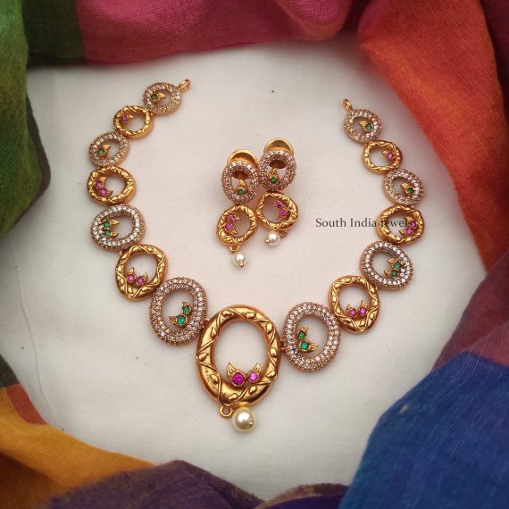 Imitation Fashionable Necklace - South India Jewels
