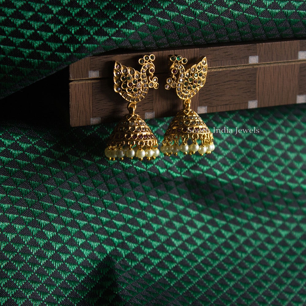Premium Antique Peacock Design Earrings