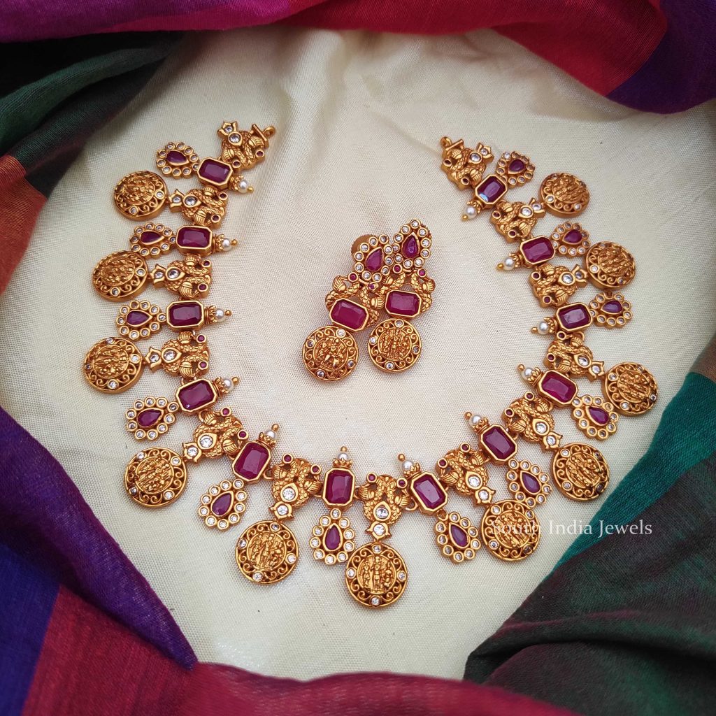 Stunning Ram Parivar Necklace - South India Jewels