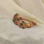 Traditional Wear CZ Stone Peacock Bracelet