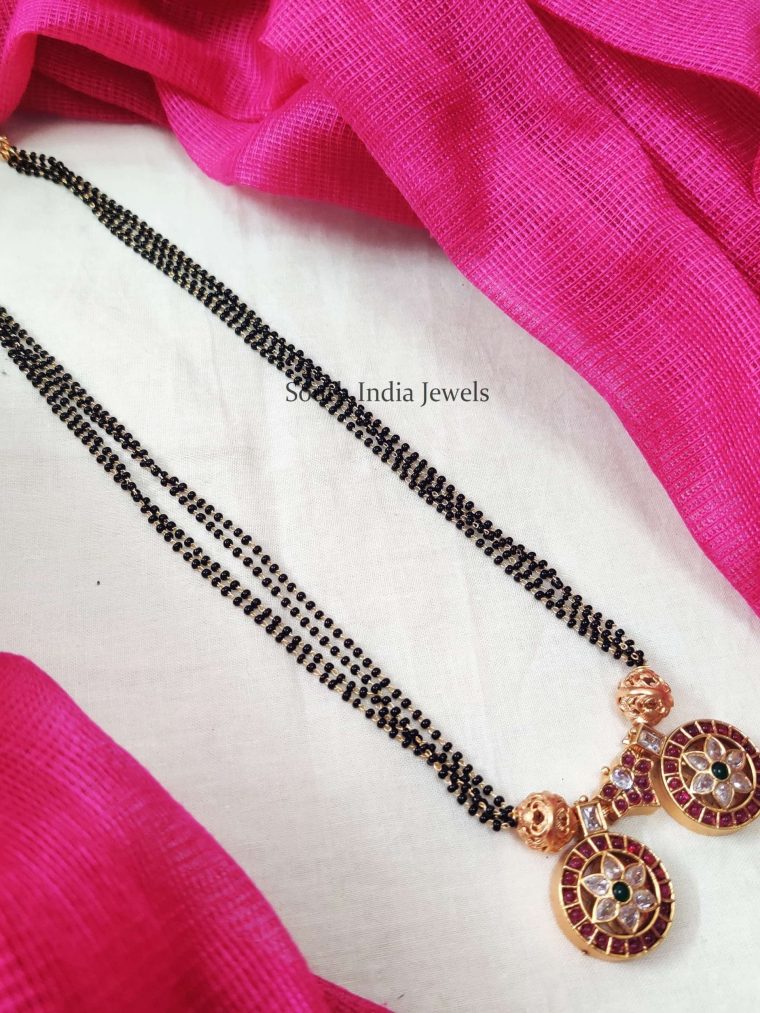 Trendy Black Beads Mangalsutra