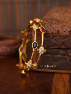 Trendy Designer AD Stone Bangles-03