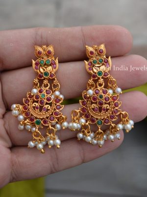 Unique Black Thread Peacock Design Necklace
