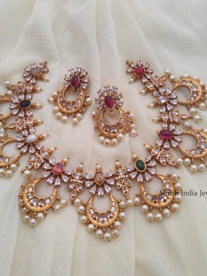 Unique Uncut Navarathna Necklace