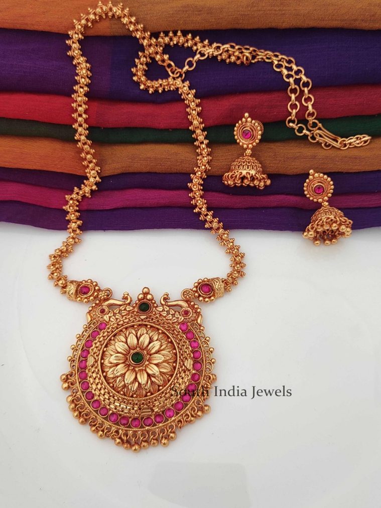 Antique Long Chain with Pendant