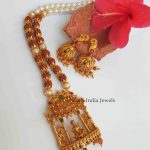 Antique Temple Lakshmi Pendant Necklace (2)