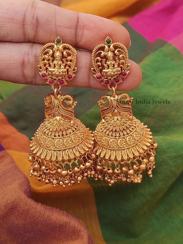 Beautiful Antique Lakshmi Earrings