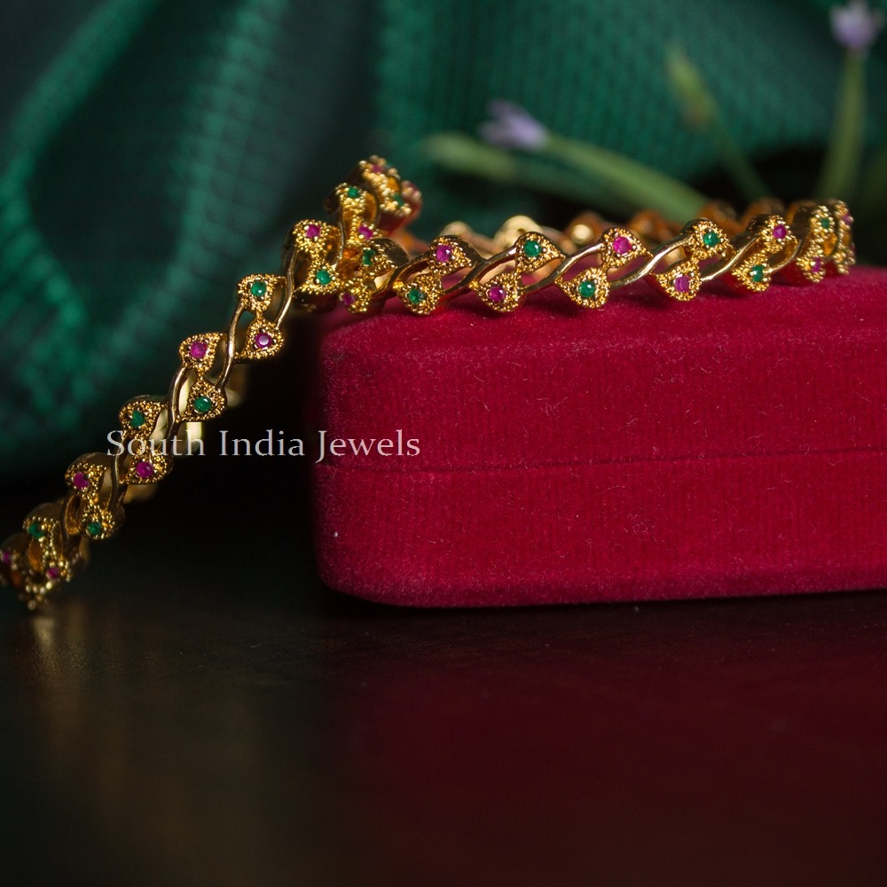 Beautiful Leaf Design Bangles