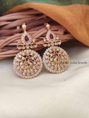 Elegant CZ Matte Earrings