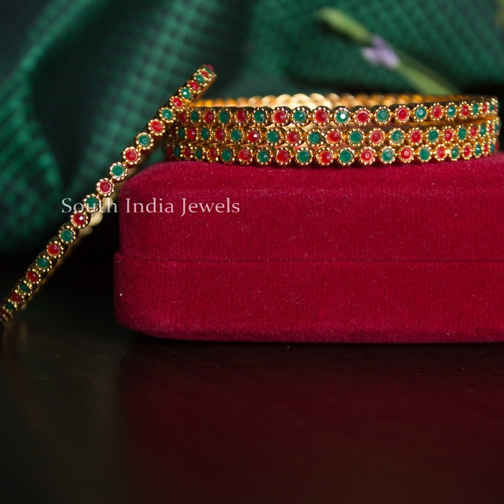Fancy Multicolor Stone Bangles