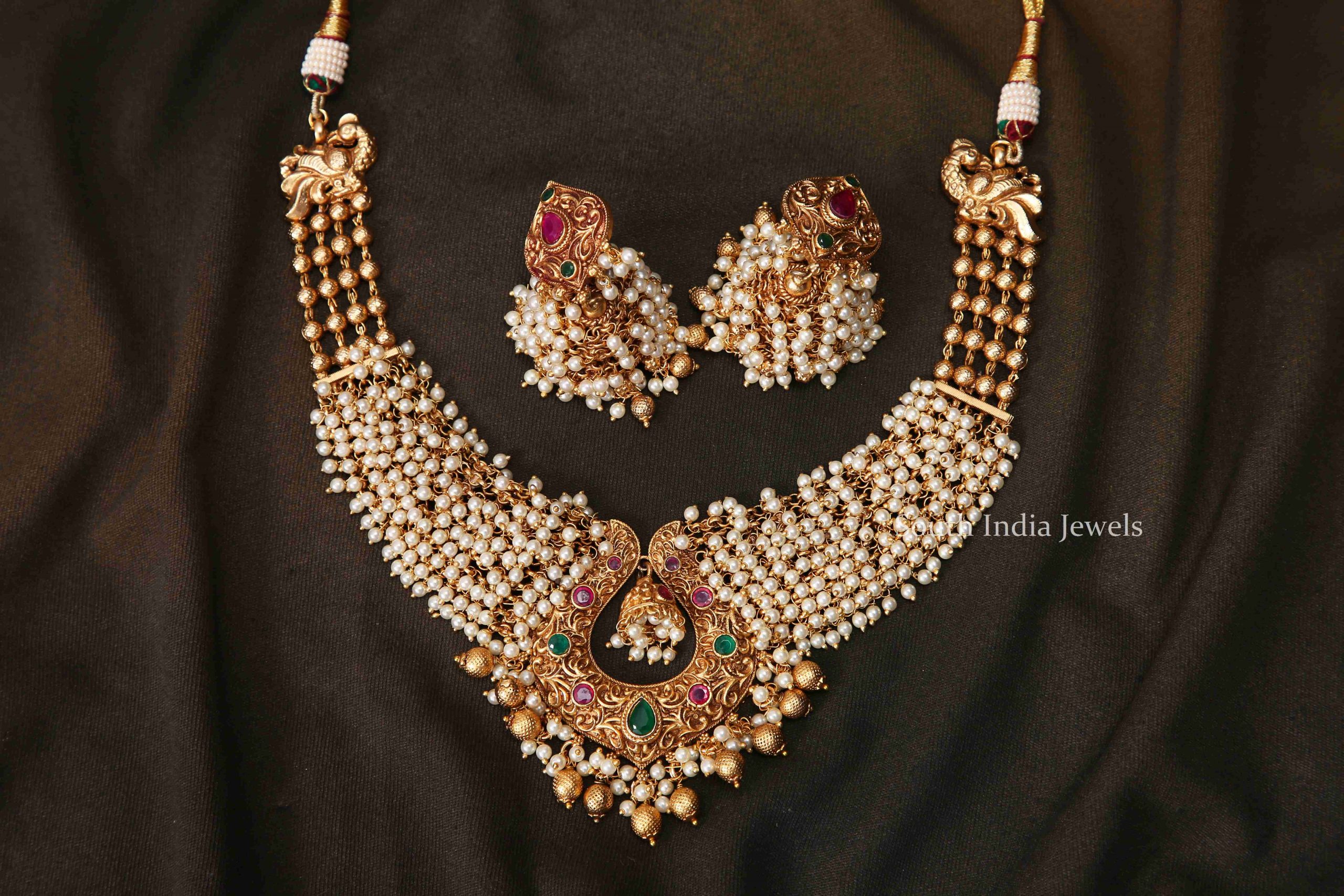 Grand Ruby & Pearl Necklace
