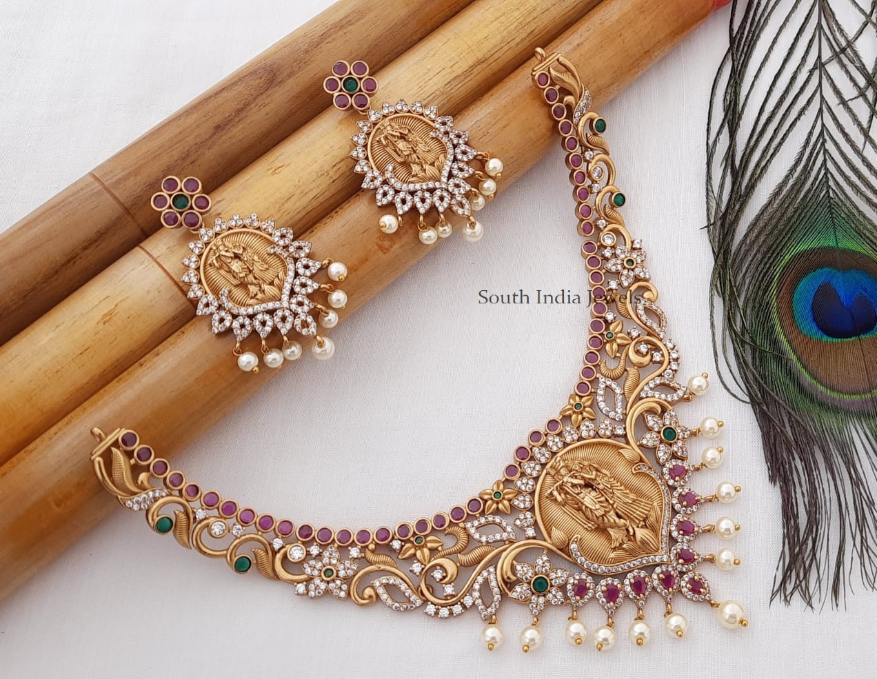 Traditional Radha Krishna Necklace